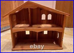Quality Wooden Dolls House, Ex Myriad Catalogue, Pine, 2 floors, 4 rooms