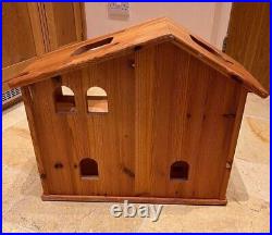 Quality Wooden Dolls House, Ex Myriad Catalogue, Pine, 2 floors, 4 rooms