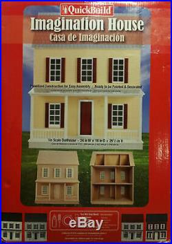QuickBuild Imagination House Dollhouse Kit 1 Inch Scale # 67100