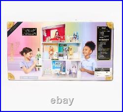 RAINBOW HIGH Townhouse Maison Three Tier Wooden Doll House RAINBOW HIGH Townhouse Maison Three Tier Wooden Doll House