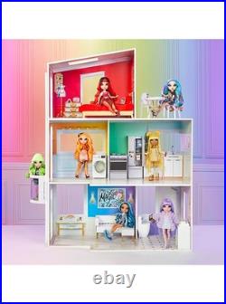 Rainbow High Fashion Doll 3 Storey Wooden Townhouse Maison & Accessories'New