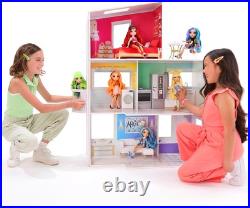 Rainbow High Fashion Doll 3 Storey Wooden Townhouse Maison & Accessories'New