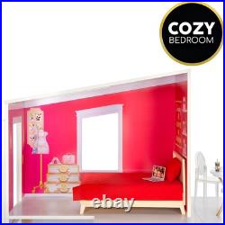 Rainbow High Townhouse 3 Storey Wooden Dollhouse Rainbow High Townhouse 3 Storey Wooden Dollhouse
