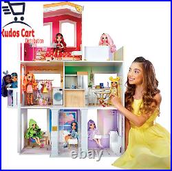 Rainbow High Wooden Dolls House Furniture Accessories Girl Toy Playset Kid Gift