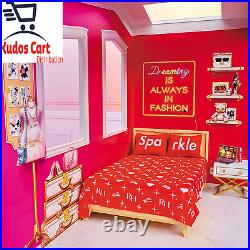 Rainbow High Wooden Dolls House Furniture Accessories Girl Toy Playset Kid Gift