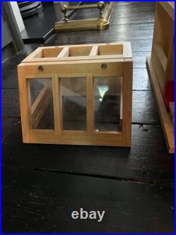 Rare Battat 112 Wooden Dolls House + Furniture, Greenhouse, Garage & Car