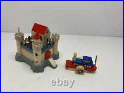 Rare Discontinued Bodo Hennig Wooden Fort Boat Toy Nursery Dolls House