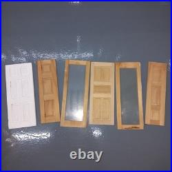 Rare Len Lewis Handmade Wooden Doll's House 4 Floors Unfinished Project