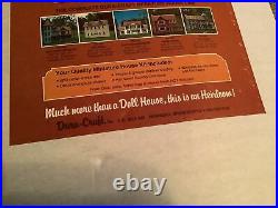 Rare New Sealed SM700 Dura Craft Southern Mansion Dollhouse Wooden Ships Free