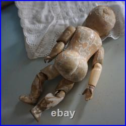 Rare Vintage Wooden Jointed Doll Wooden Jointed Doll for Dollhouse (F23-1514)