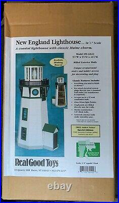 Real Good Toys New England Lighthouse 1/2 Inch Scale H-LH22 Wooden Dollhouse Kit