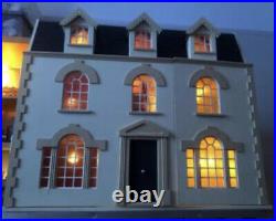 Reduced! Large Wooden Dolls House With Full Tested Electrics