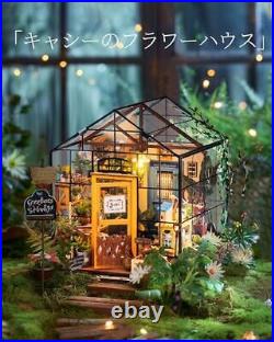 Robotime DIY Doll House Wooden Miniature Furniture Kit LED Light with Handmade Robotime DIY Doll House Wooden Miniature Furniture Kit LED Light with Handmade