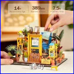 Rolife DIY Miniature Dollhouse Kit 124 Scale Wooden Greenhouse Mini House Furn Rolife DIY Miniature Dollhouse Kit 124 Scale Wooden Greenhouse Mini House Furn