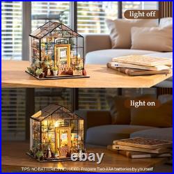 Rolife DIY Miniature Dollhouse Kit 124 Scale Wooden Greenhouse Mini House Furn Rolife DIY Miniature Dollhouse Kit 124 Scale Wooden Greenhouse Mini House Furn