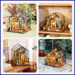 Rolife DIY Miniature Dollhouse Kit 124 Scale Wooden Greenhouse Mini House Furn Rolife DIY Miniature Dollhouse Kit 124 Scale Wooden Greenhouse Mini House Furn