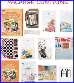 Rolife DIY Miniature House Kit 3D Wooden Dolls House Kits to Build for Teens
