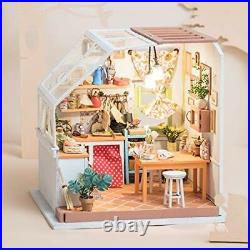 Rolife Miniature Dollhouse Kit, 124 Scale DIY Wooden Kitchen Mini House