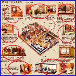 SUKIYA Style Japanese Room FULL COMPLETE Set 112 Wooden Doll House Handmade Kit