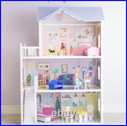 Sadie's Wooden Doll House kids girls indoors home Flat room pretend play toy fun