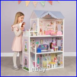 Sadie's Wooden Doll House kids girls indoors home Flat room pretend play toy fun