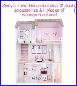 Sindy's Town House Wooden Doll House Play Imaginative Brand New Christmas