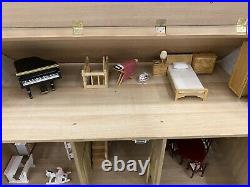 Stunning 3 Storey Victorian Wooden Dolls House Fully Furnished PlusExtrasRRP£500