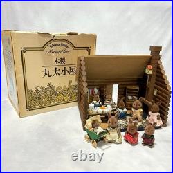 Sylvanian Faimilies Memory Time Log Cabin Wooden Doll House Toy 1986 Japan Good Sylvanian Faimilies Memory Time Log Cabin Wooden Doll House Toy 1986 Japan Good