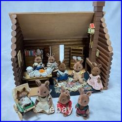 Sylvanian Faimilies Memory Time Log Cabin Wooden Doll House Toy 1986 Japan Good Sylvanian Faimilies Memory Time Log Cabin Wooden Doll House Toy 1986 Japan Good