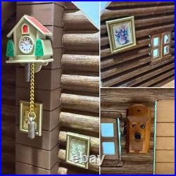 Sylvanian Faimilies Memory Time Log Cabin Wooden Doll House Toy 1986 Japan Good Sylvanian Faimilies Memory Time Log Cabin Wooden Doll House Toy 1986 Japan Good
