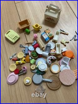 Sylvanian Families Wooden House, Furniture, and Dolls Set, Bundle