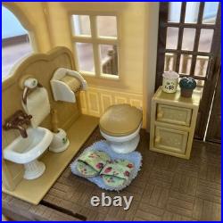 Sylvanian Family House, Wooden Swings And Doll Set