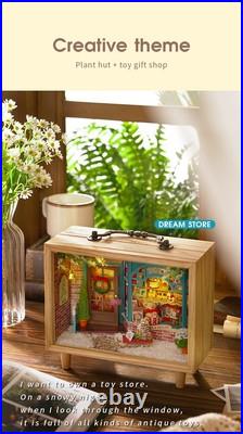 T-FREAK Handmade Dollhouse Kit Set Miniature Small Wooden Box Series 2 Brand New T-FREAK Handmade Dollhouse Kit Set Miniature Small Wooden Box Series 2 Brand New