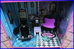 Teamsons Kids Vampire Villa Coffin Doll House Monster High Dolls Wooden NICE