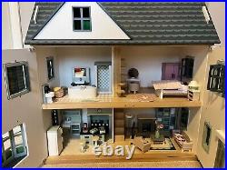 Tenderleaf Toys Wooden Dolls House And Furniture Dovetail House