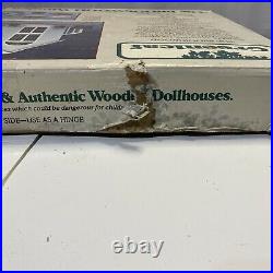 The Brookwood Wooden Dollhouse Kit # 8017 unbuilt in Original Box By Greenleaf