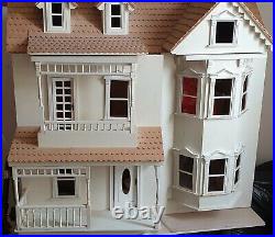 The Exmouth Wooden Dolls House With Furniture