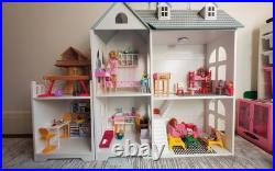 Two Tier Wooden Dolls House and Bookcase Multi-Purpose & Adorable Two Tier Wooden Dolls House and Bookcase Multi-Purpose & Adorable
