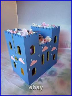 Unique hand made wooden castle dollshouse, Hours Of Work, Magical Wimsical