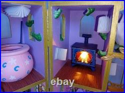 Unique hand made wooden castle dollshouse, Hours Of Work, Magical Wimsical