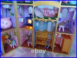 Unique hand made wooden castle dollshouse, Hours Of Work, Magical Wimsical