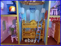 Unique hand made wooden castle dollshouse, Hours Of Work, Magical Wimsical
