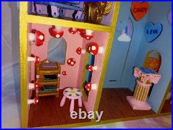 Unique hand made wooden castle dollshouse, Hours Of Work, Magical Wimsical