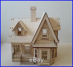 Up house Dollhouse wooden kit