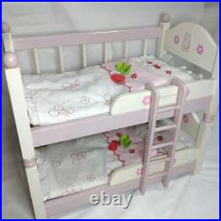 Usamomo Wooden Bunk Bed Mother Garden Doll Stuffed Toy Play House