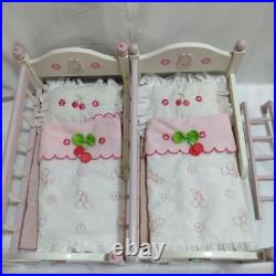 Usamomo Wooden Bunk Bed Mother Garden Doll Stuffed Toy Play House