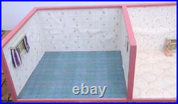 VINTAGE DOLLS HOUSE 2 ROOM Dolls Room Collectible Living Room Window 96x37x37cm