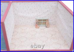 VINTAGE DOLLS HOUSE 2 ROOM Dolls Room Collectible Living Room Window 96x37x37cm