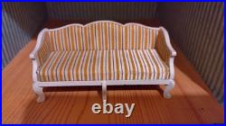 VINTAGE LUNDBY Wooden DOLLS' HOUSE DINING & SITTING ROOM Furniture 8 Pieces +Rug VINTAGE LUNDBY Wooden DOLLS' HOUSE DINING & SITTING ROOM Furniture 8 Pieces +Rug