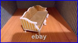 VINTAGE LUNDBY Wooden DOLLS' HOUSE DINING & SITTING ROOM Furniture 8 Pieces +Rug VINTAGE LUNDBY Wooden DOLLS' HOUSE DINING & SITTING ROOM Furniture 8 Pieces +Rug